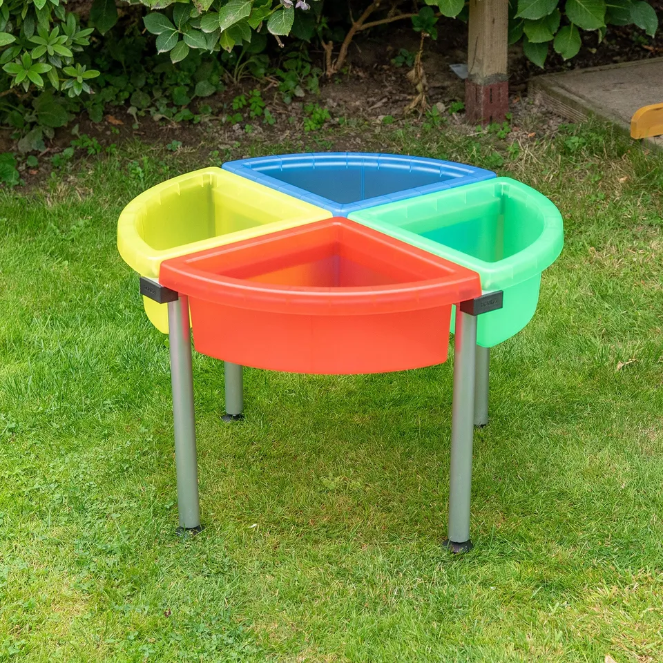 Tickit Discovery Colour Quadrant Trays vassoi 4 pezzi colorati