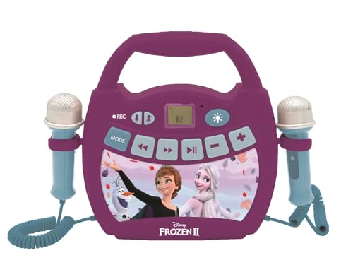 Lexibook Frozen MP320FZZLXB lettore karaoke viola 2 microfoni