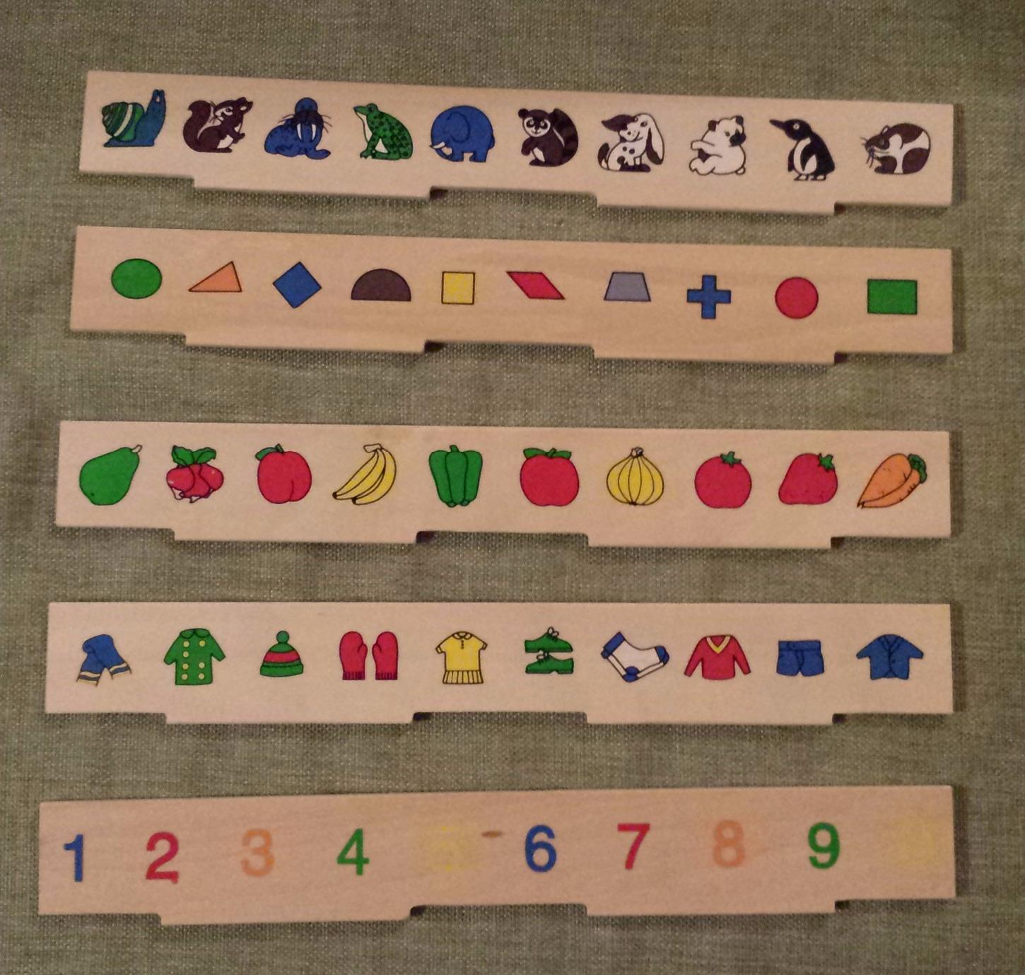 smallfoot 6494 scatola smistamento immagini gioco legno 3 anni