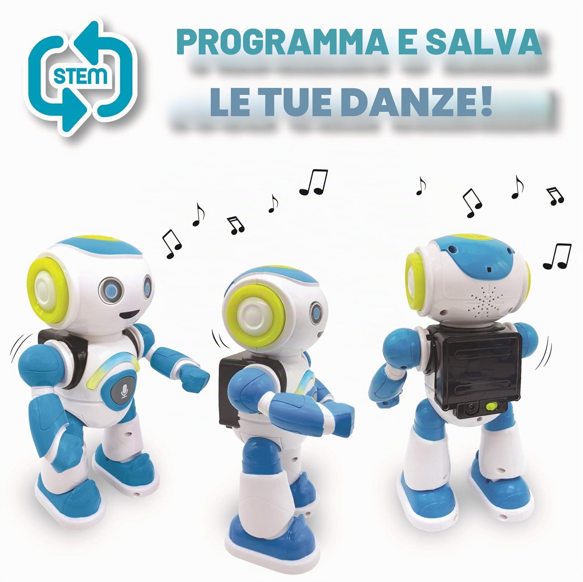 Lexibook Powerman Jr ROB20EN robot interattivo telecomando