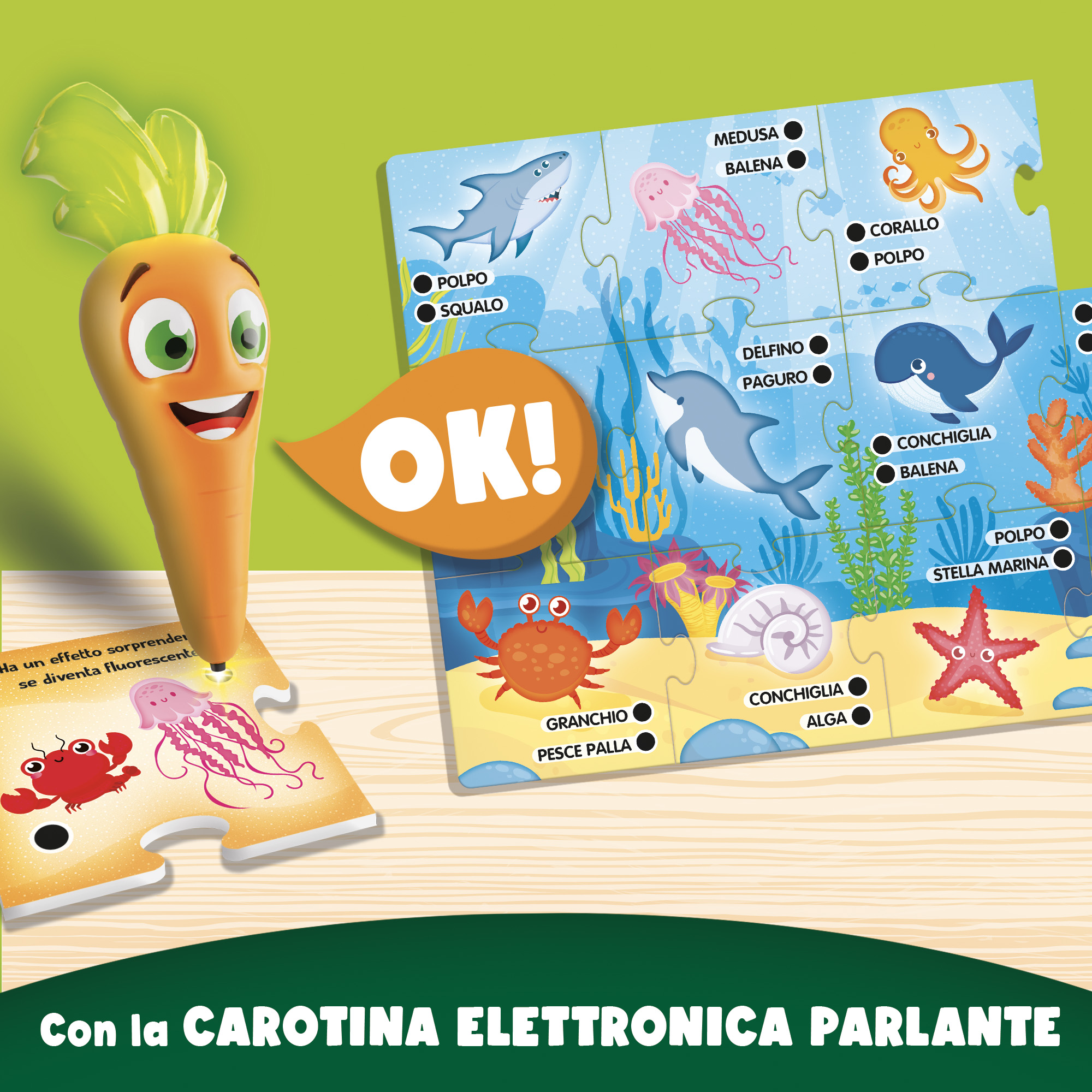 Lisciani Carotina Penna Parlante Quiz Interattivi logica