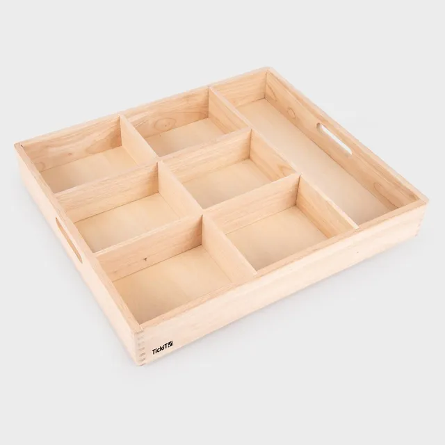 Tickit Wooden Sorting Tray vassoio legno 7 scomparti