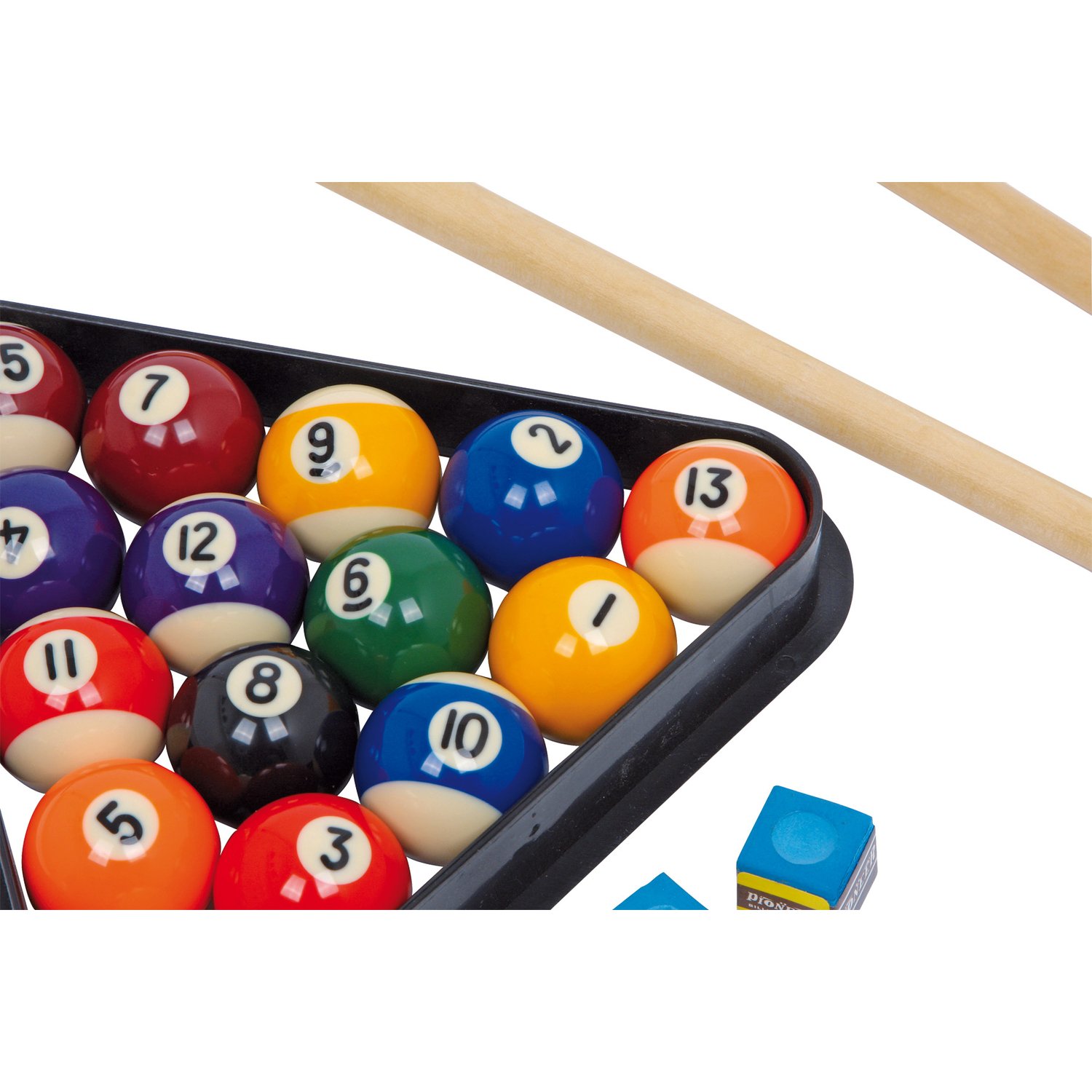 smallfoot biliardo tavolo con accessori 16 palle bambini