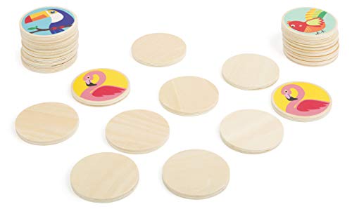 Small Foot 11285 memo legno animali mondo 24 carte