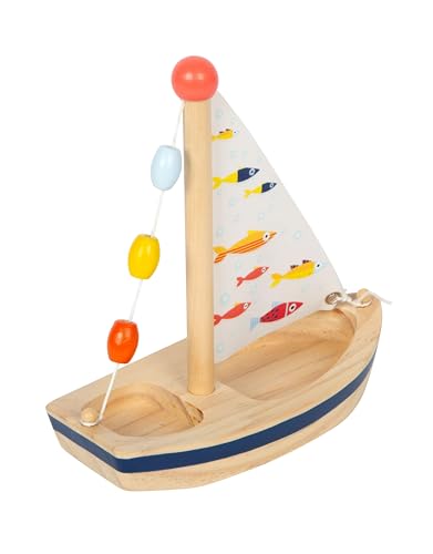smallfoot Grande Oceano 12824 barca legno vela stoffa 2 anni