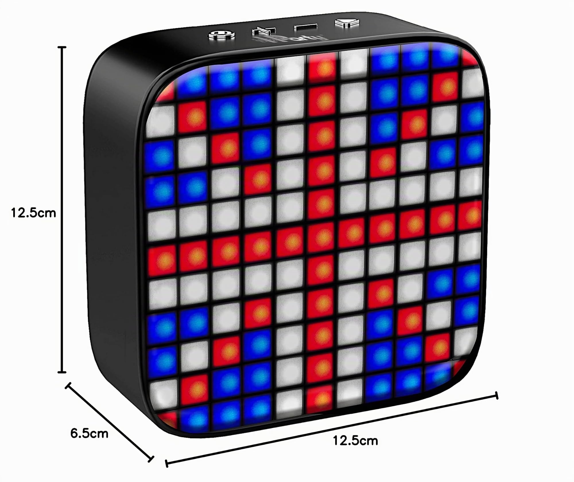 Lexibook iParty BTL61 cassa Bluetooth nera pixel