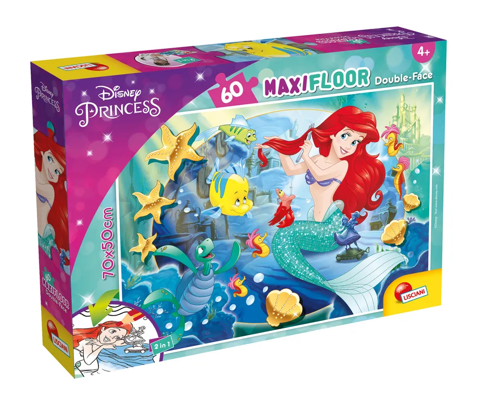 Lisciani Disney Puzzle DF Maxi Floor 60 Little Mermaid puzzle maxi