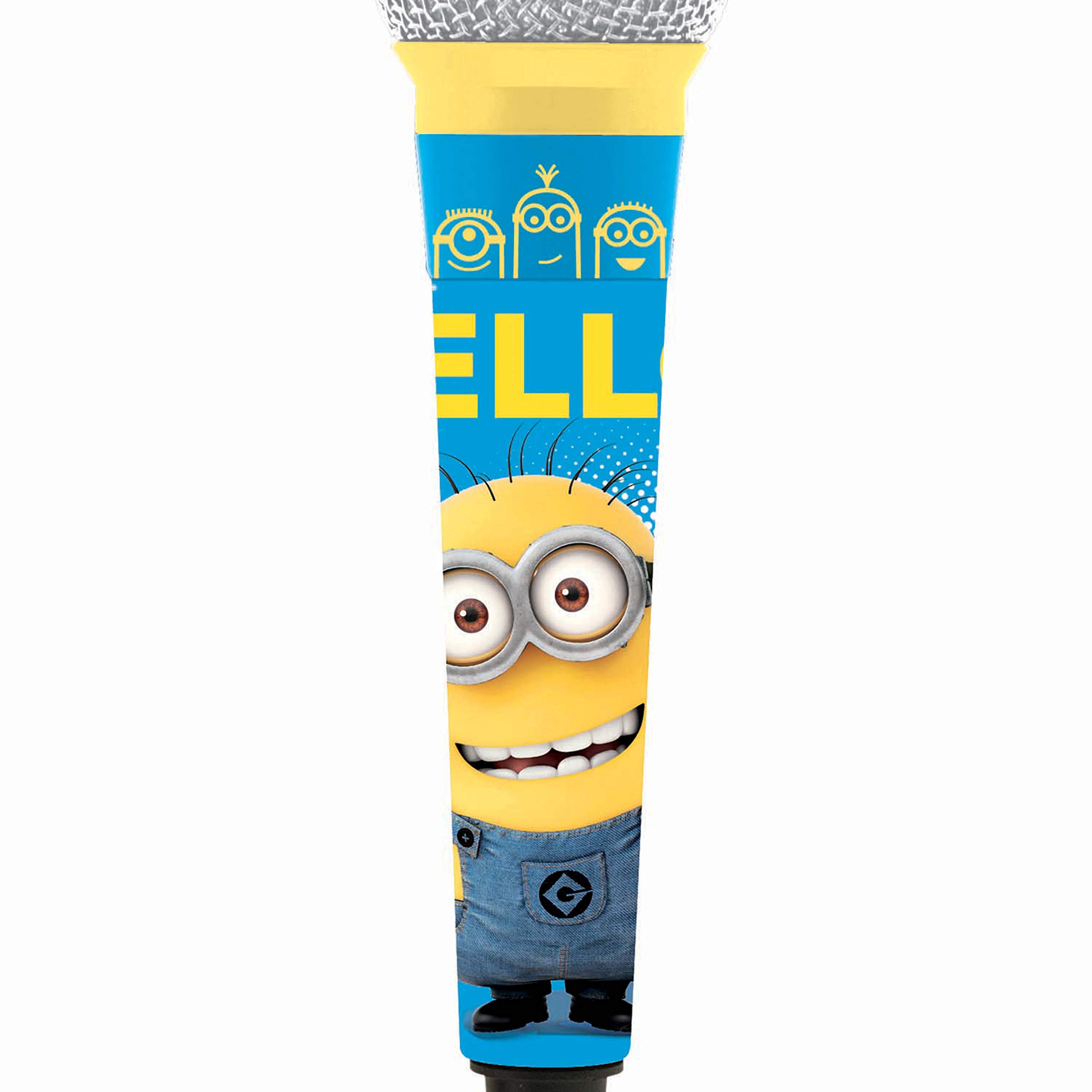 Lexibook Minions MIC100DES microfono karaoke bambini blu giallo