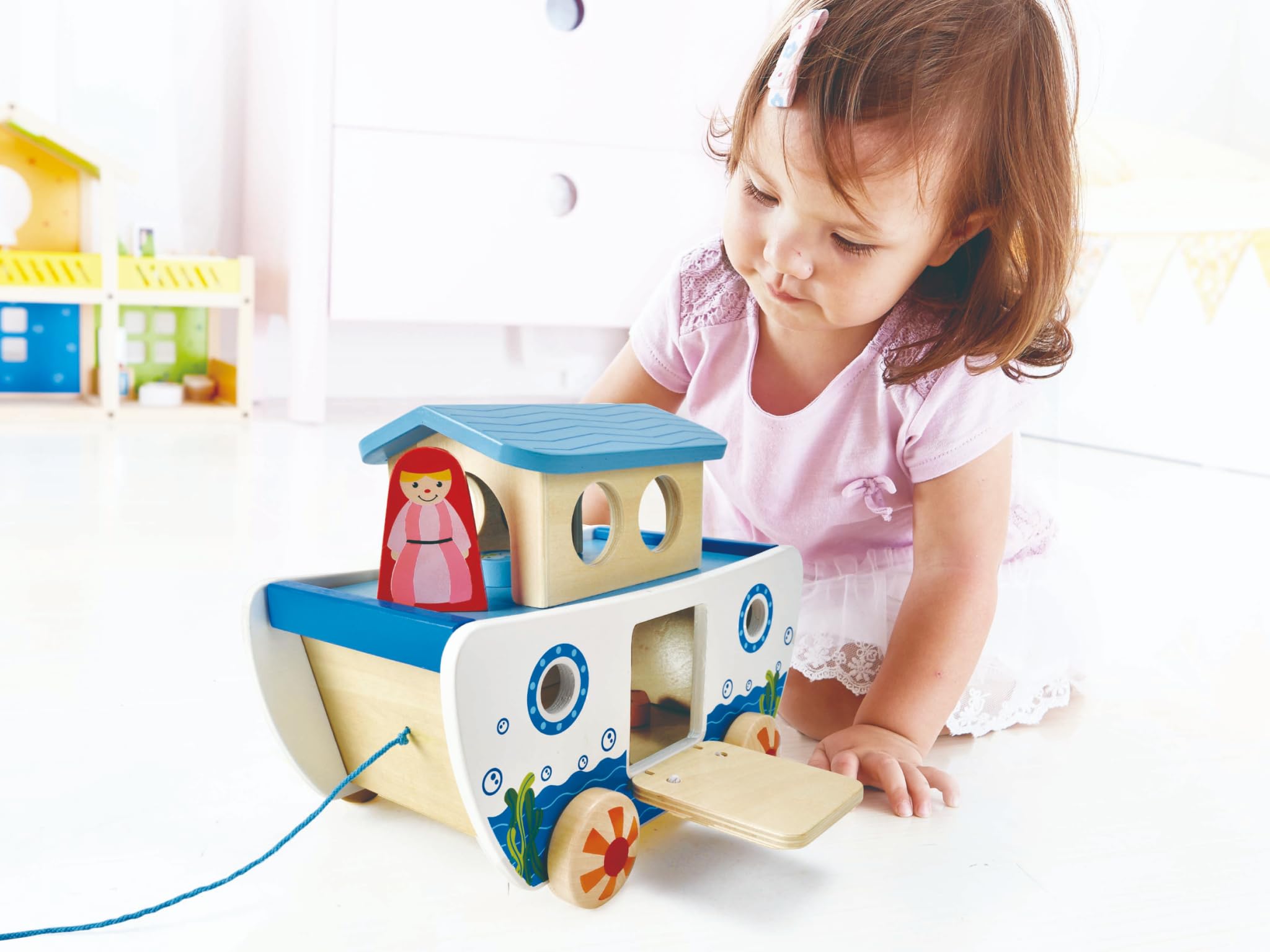 Hape Arca di Noè Gioco in Legno con Animali Multicolore