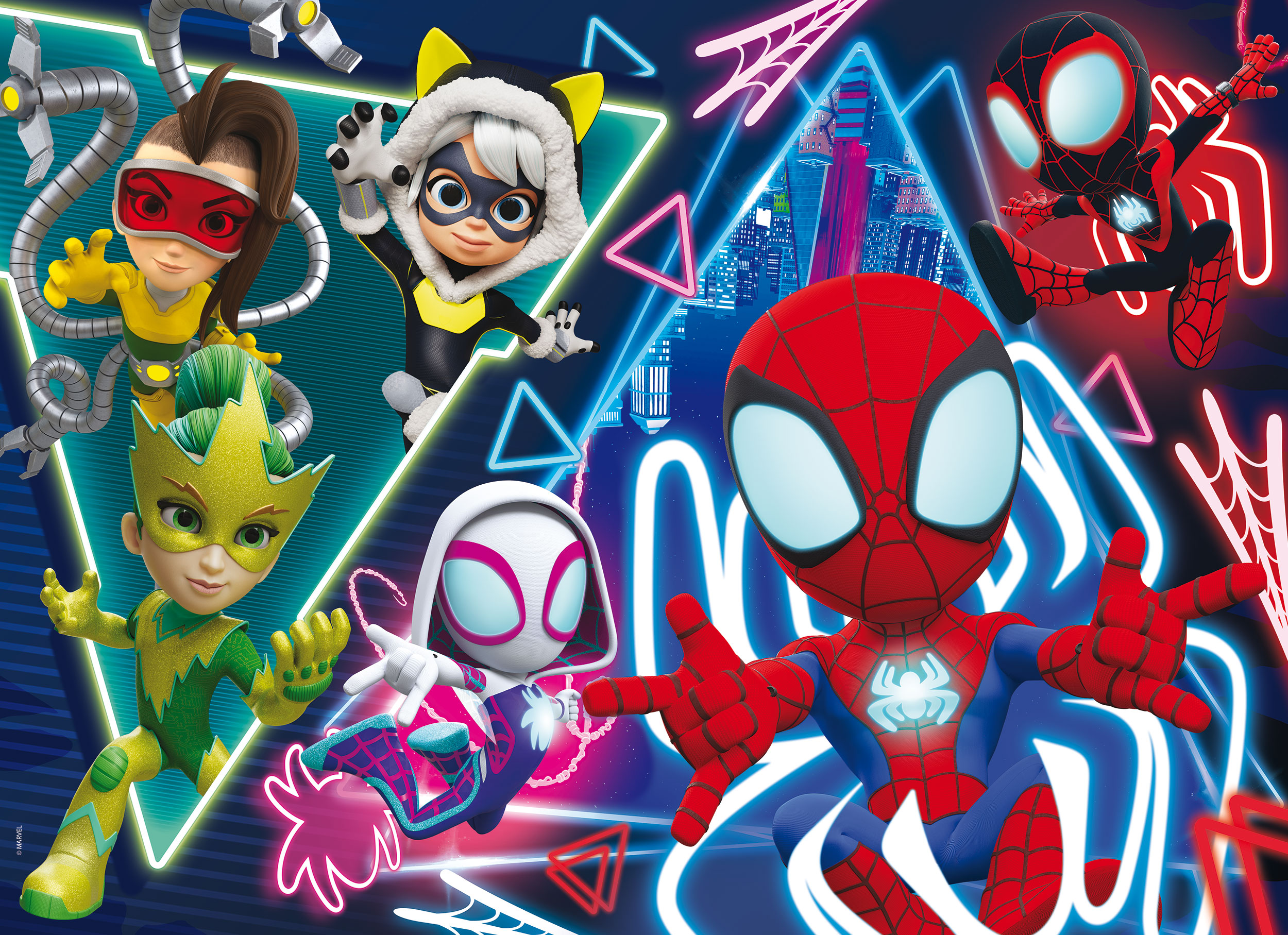 Lisciani Marvel Maxi Floor 35 Spidey puzzle double-face 35 pezzi