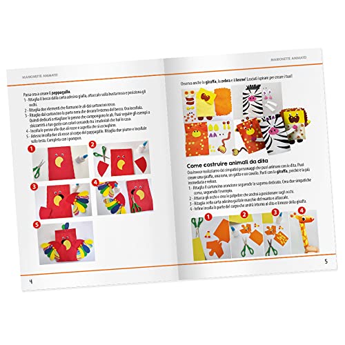 Headu Marionette Animate kit creativo 5-10 anni manuale