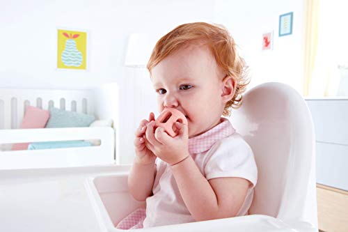 Hape Baby set sonagli geometrici neonato 3 pezzi pastello