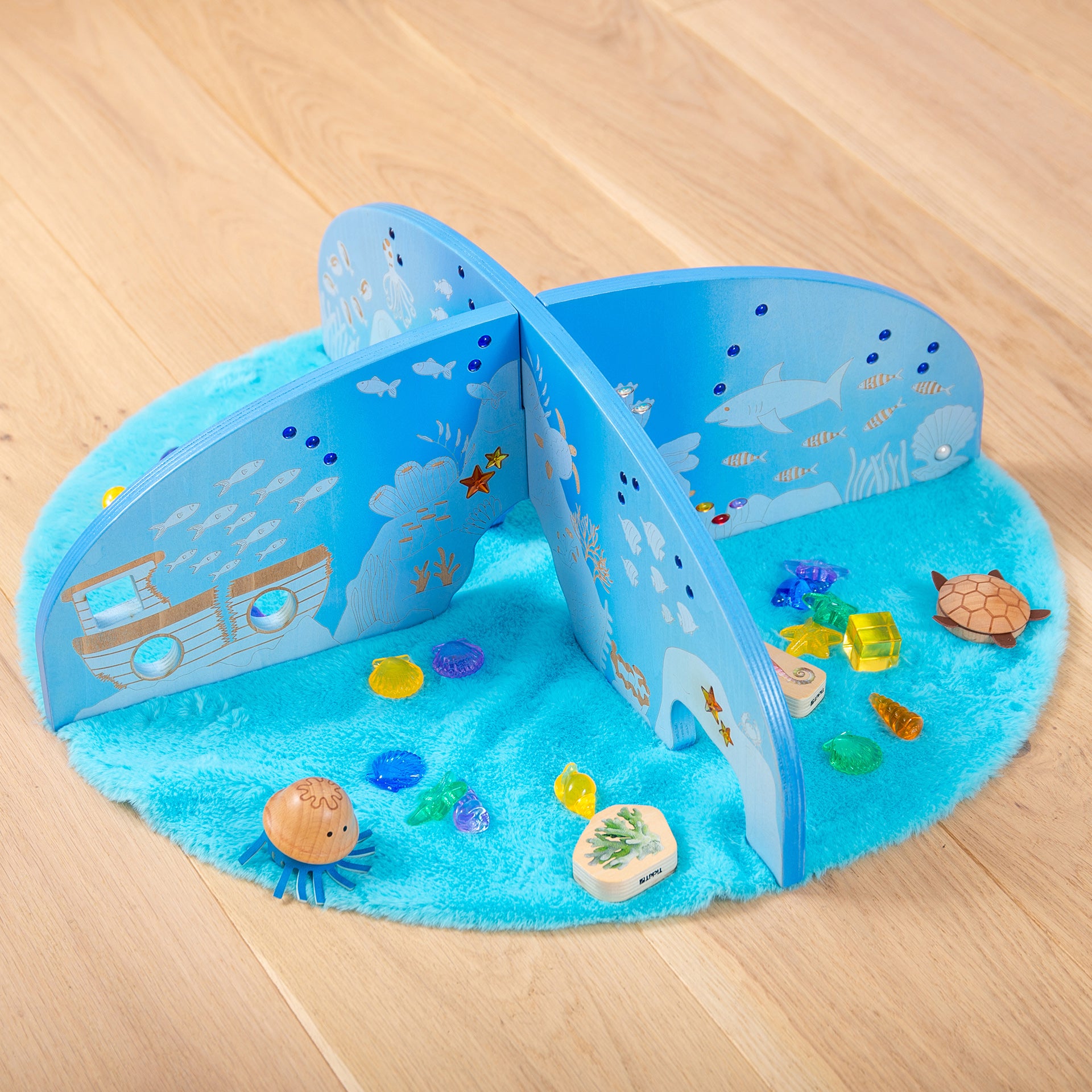 Tickit Ocean Discovery Dividers scenario mare legno 2 pz