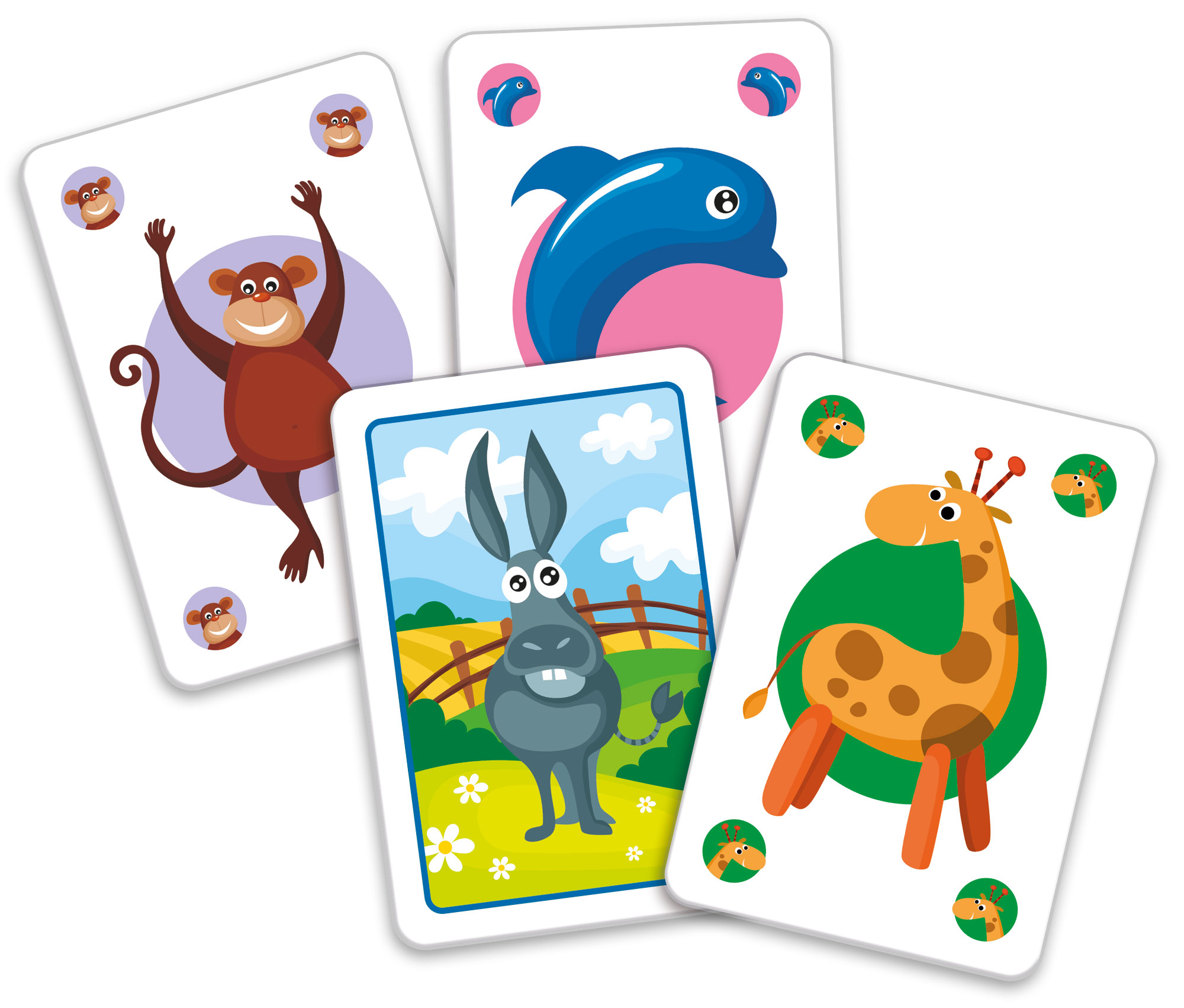 Lisciani Ludoteca Le Carte dei Bambini Asino gioco di carte