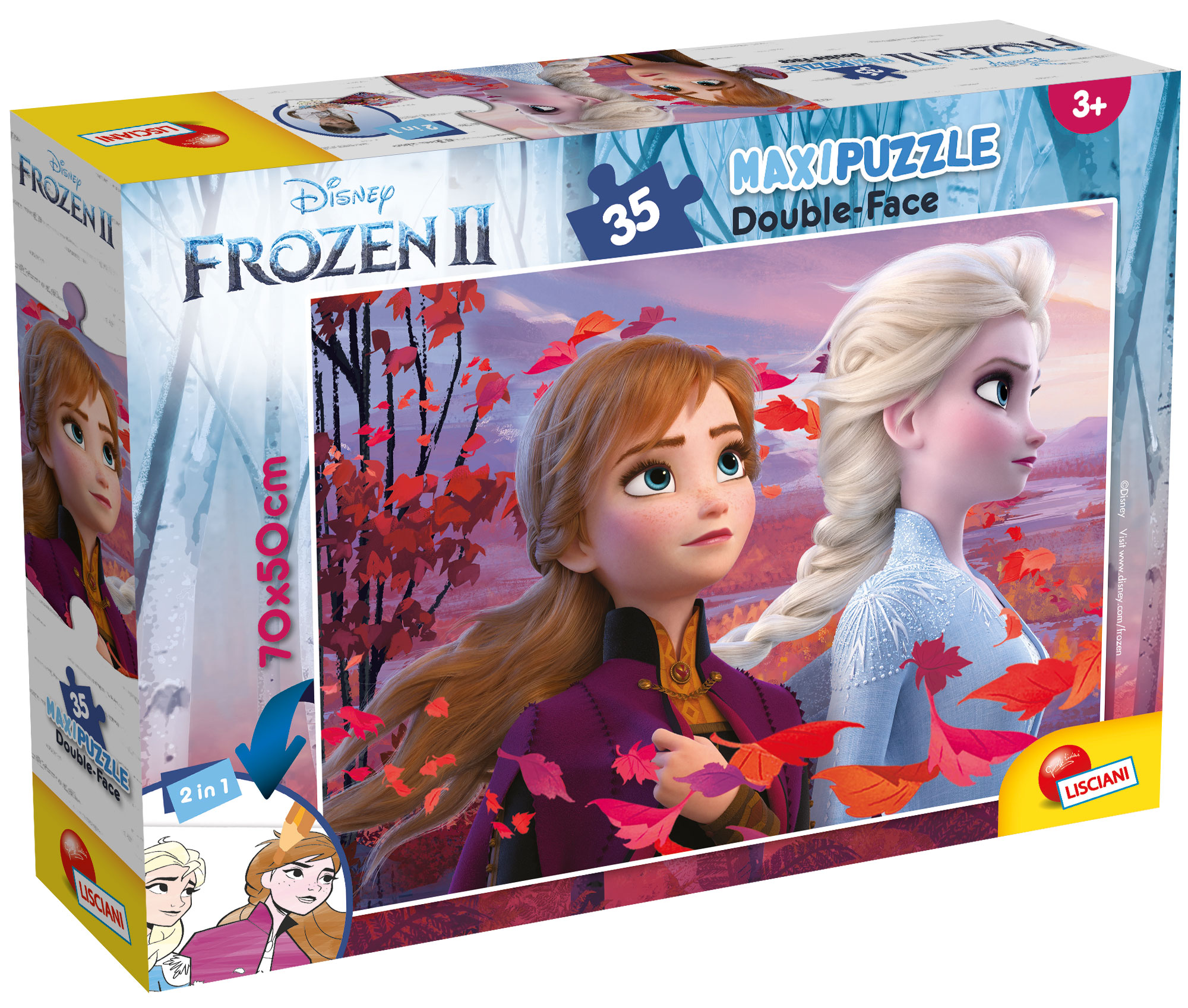 Lisciani Disney Maxi Floor 35 Frozen 2 puzzle double-face