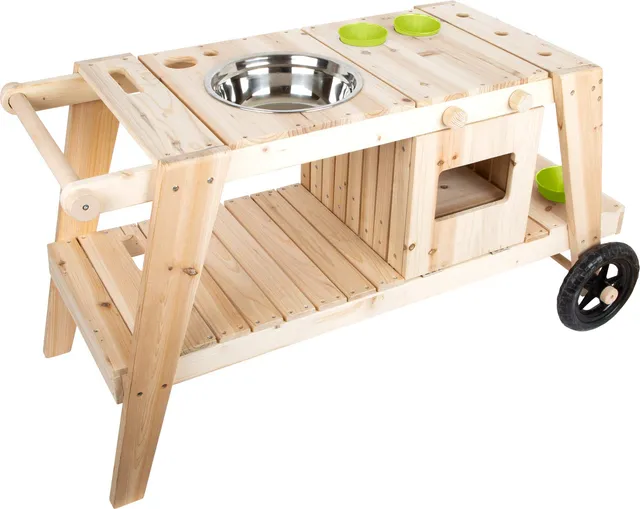 smallfoot cucina da esterno legno 3 anni con accessori