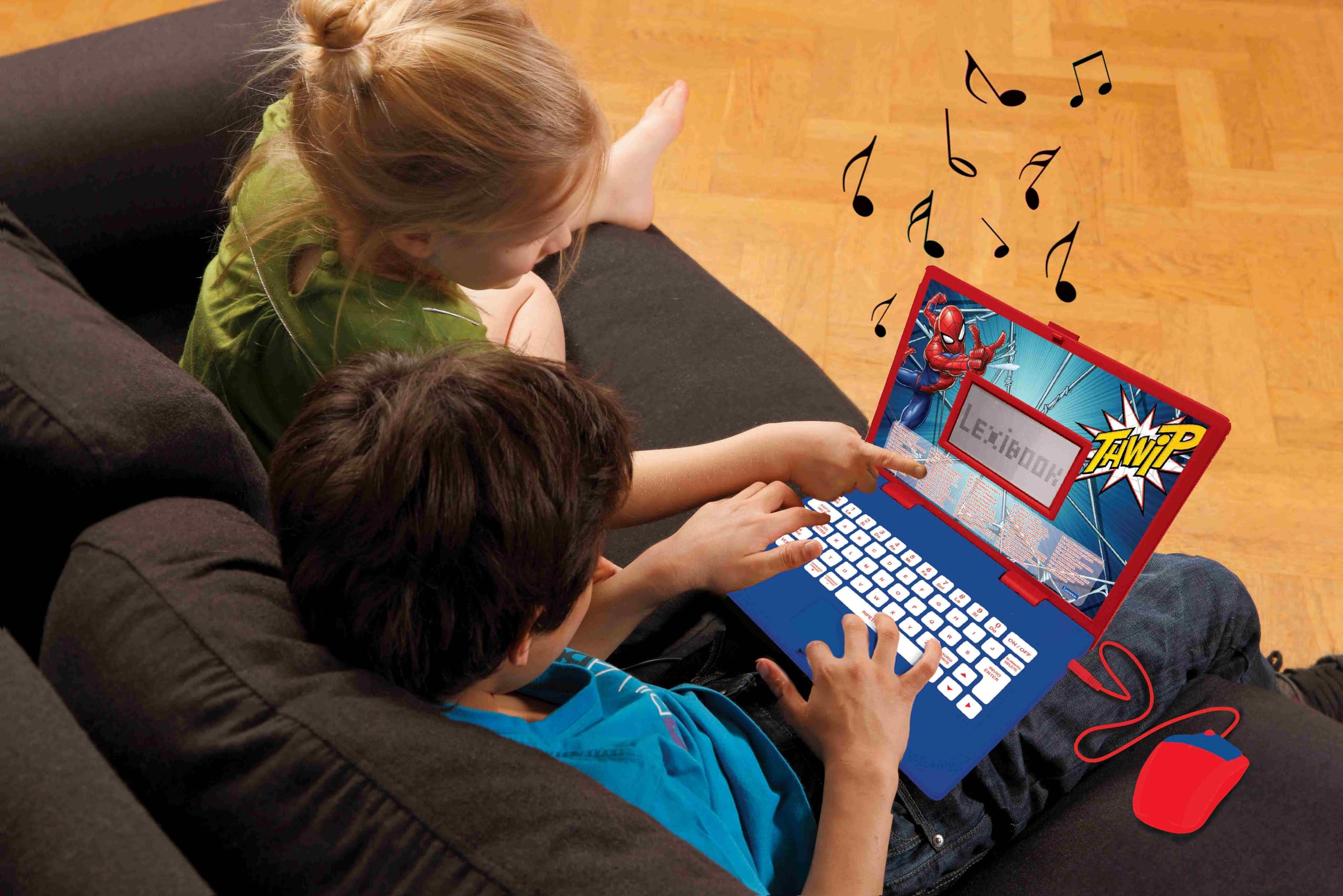 Lexibook Spider-Man JC598SPi5LXB computer educativo bilingue