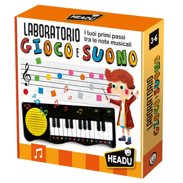 Headu Laboratorio Gioco e Suono IT25763 gioco musicale 3-6 anni