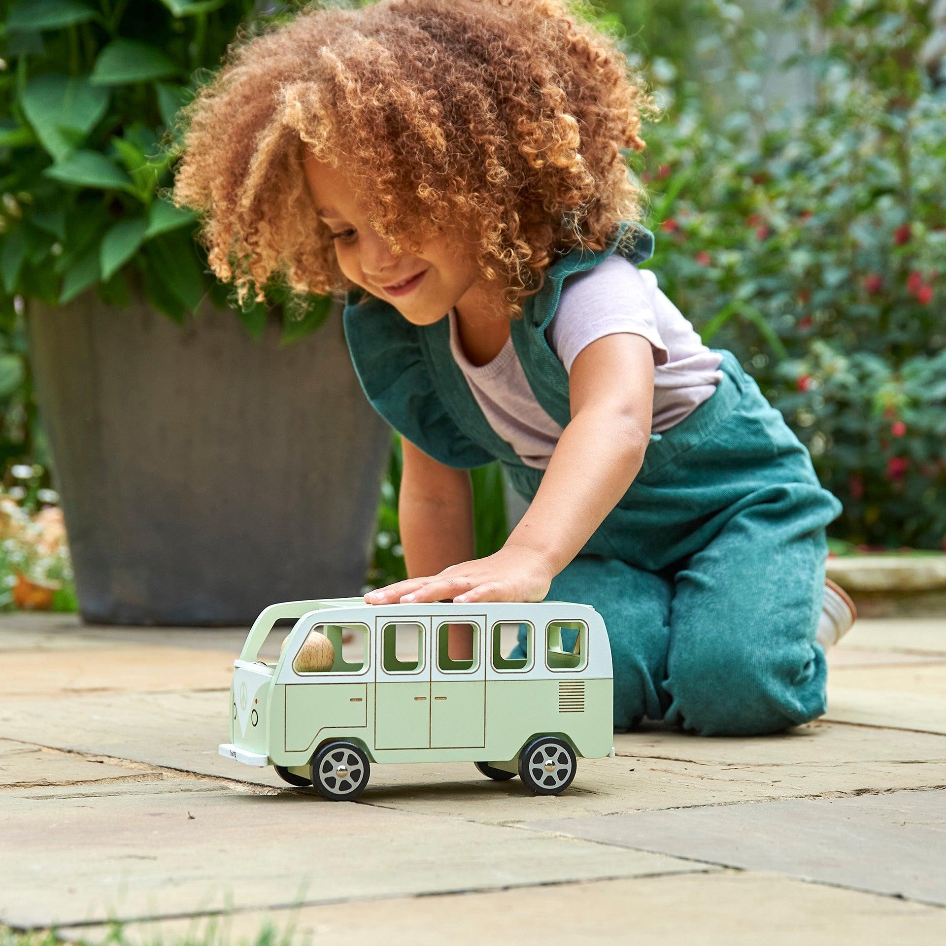 Tickit Wooden Adventure Camper camper legno con personaggi