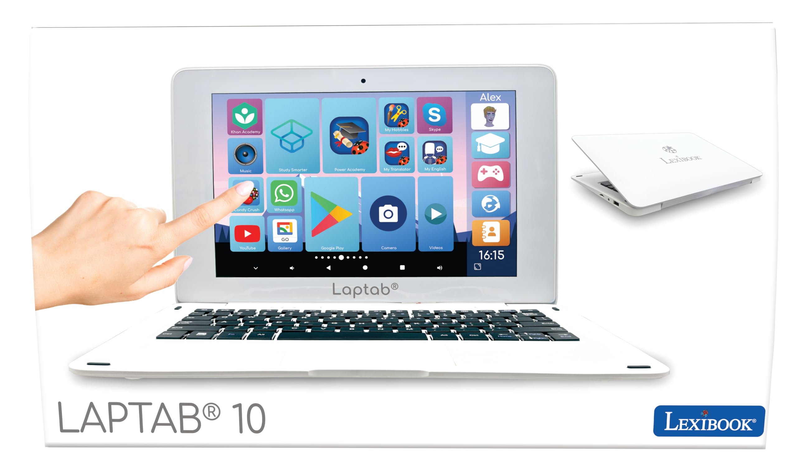 Lexibook Laptab Computer Touchscreen Bambini Primo Laptop