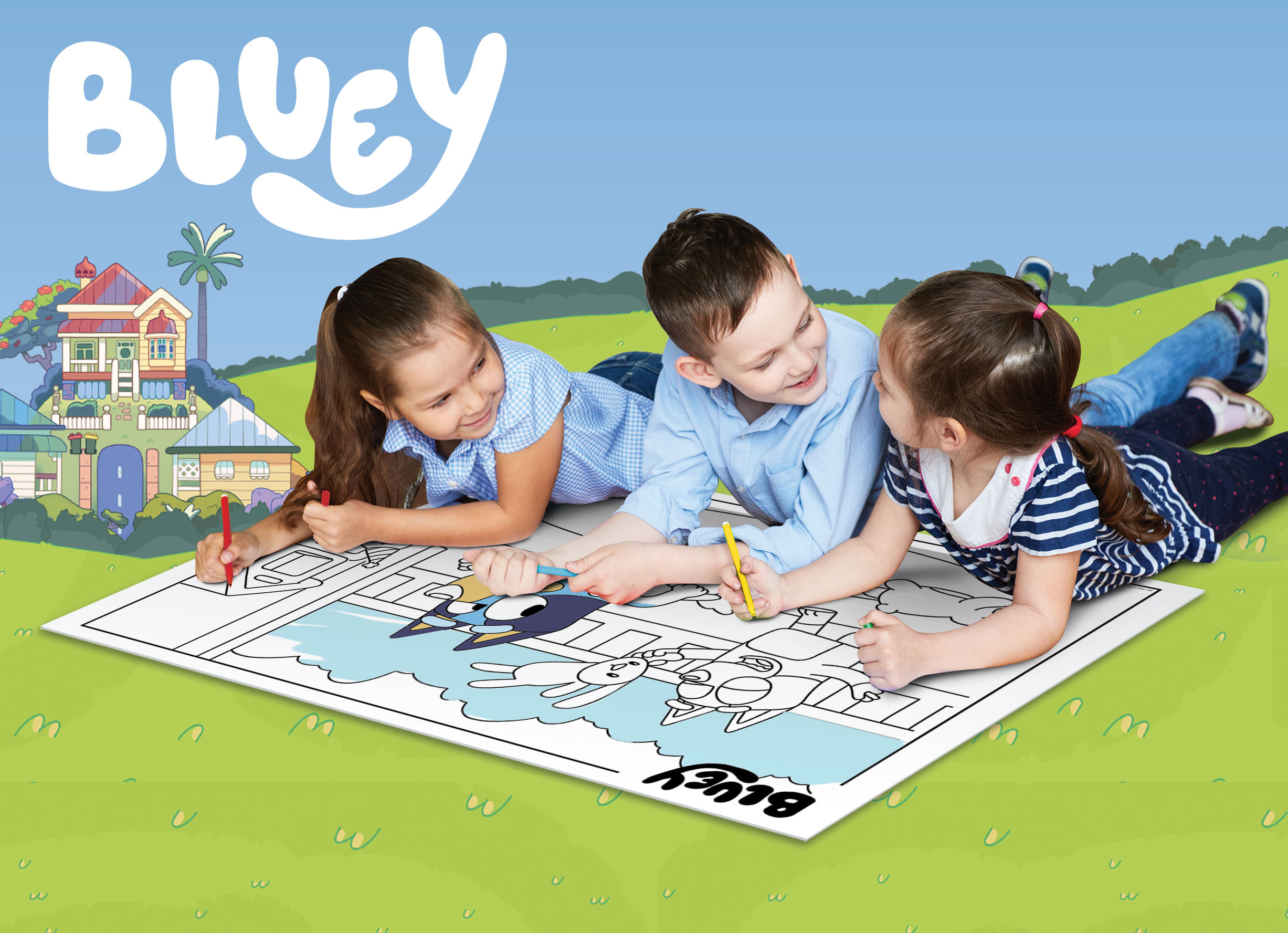 Lisciani Bluey Puzzle Plus 60 puzzle 60 pezzi da colorare