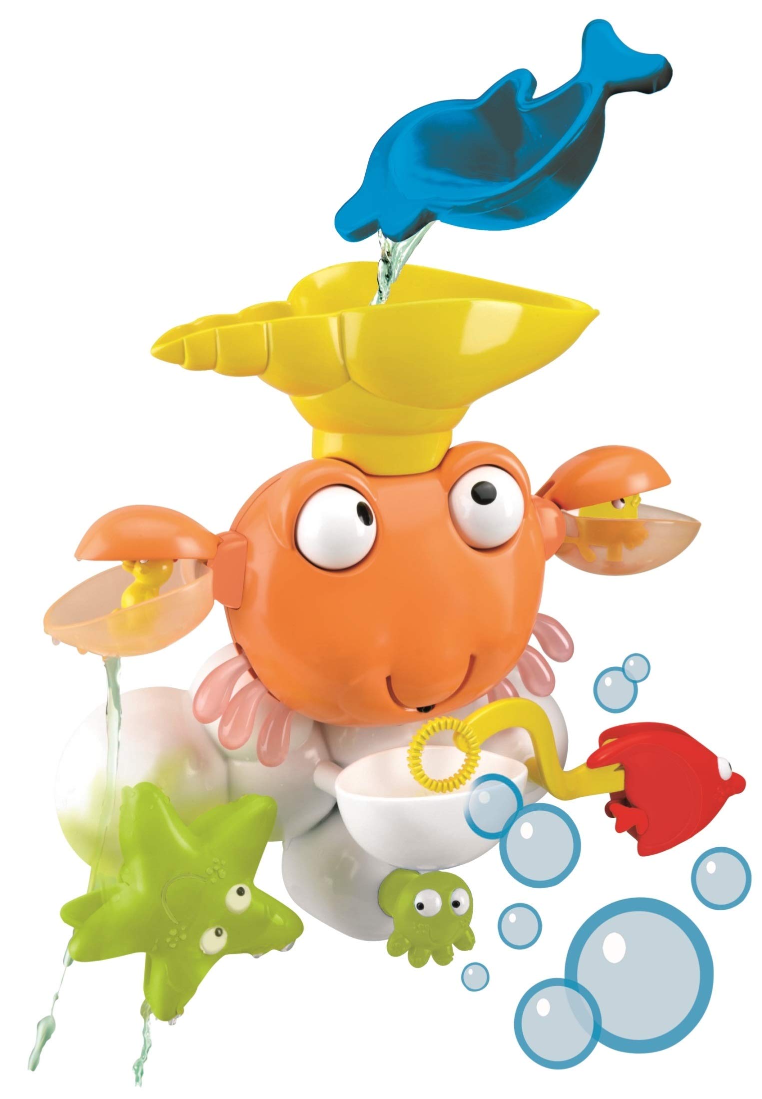 Lexibook IT025 Granchio Gioco Bagnetto Arancione con Ventose