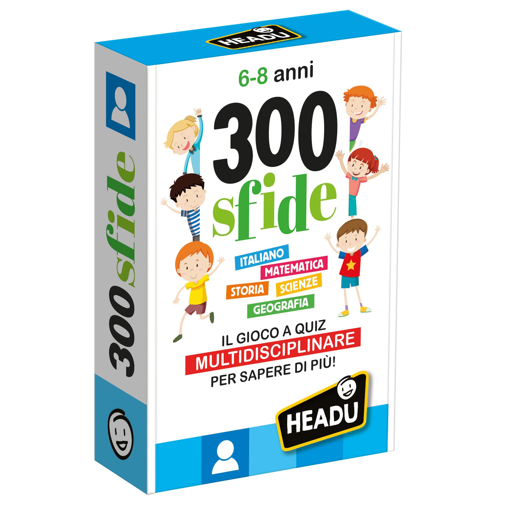 Headu 300 Sfide 8-10 Anni gioco quiz scuola primaria 500 quiz