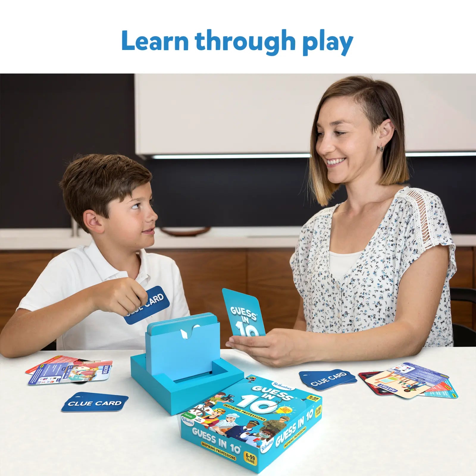 Skillmatics Guess in 10 Inspiring Professions gioco carte mestieri