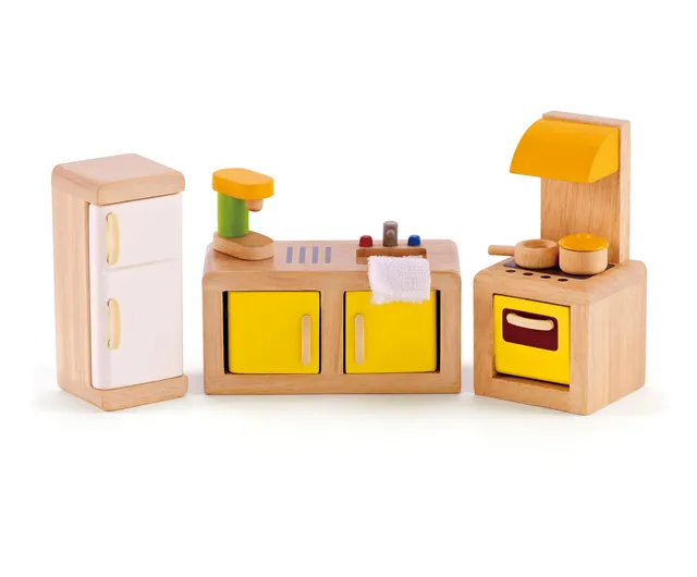 Hape Casa Bambole Cucina Mobili Legno con Accessori