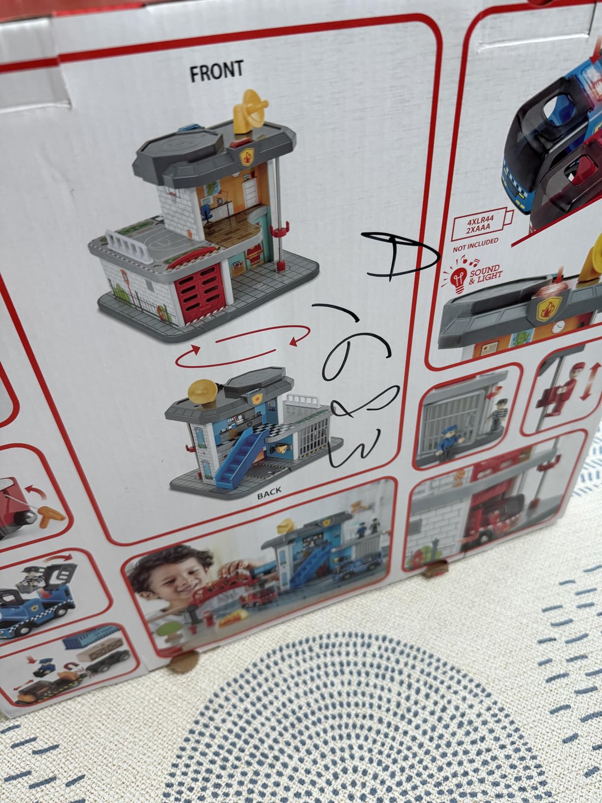 Hape quartier generale polizia pompieri gioco ruolo 3 anni