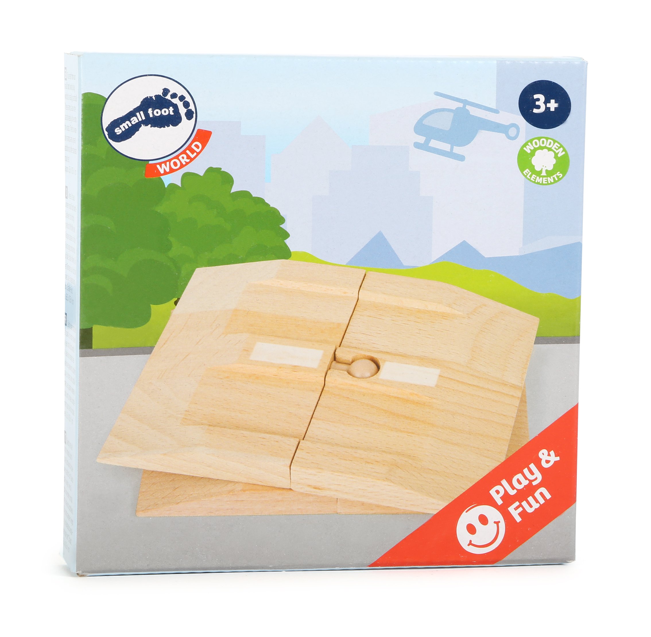 Smallfoot 10809 set stradale 4 rampe legno 3 anni