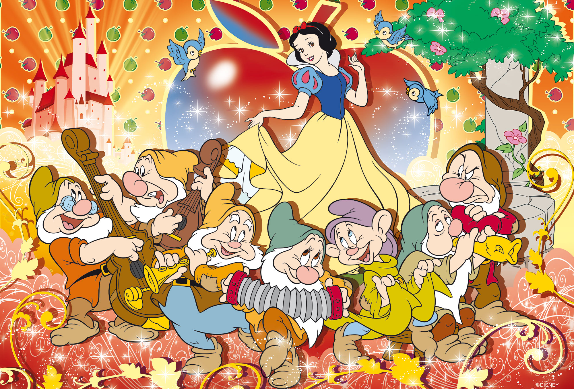 Lisciani Disney Maxi Floor 24 Biancaneve puzzle bifacciale