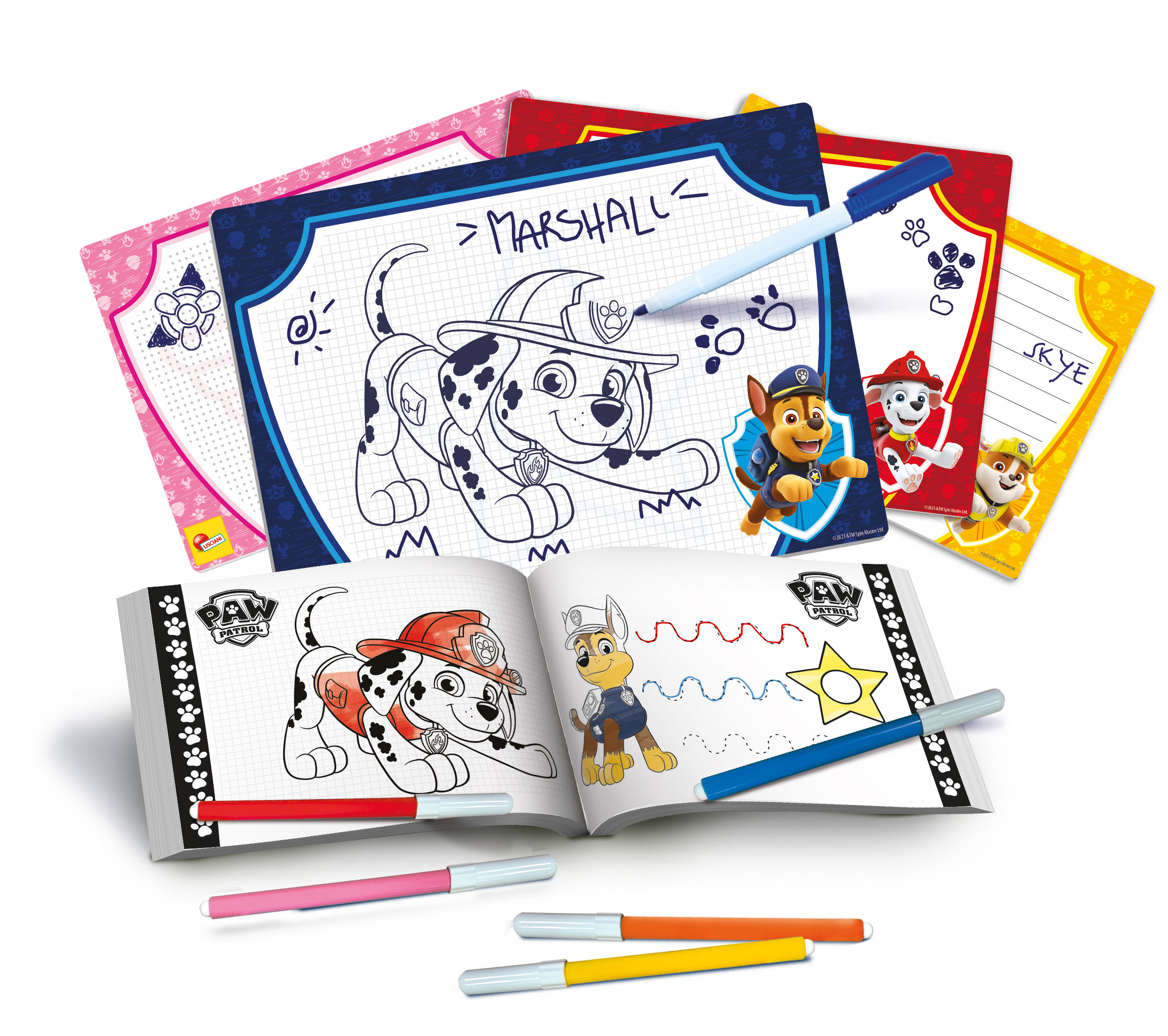 Lisciani Paw Patrol Drawing School kit disegno scrivi e cancella