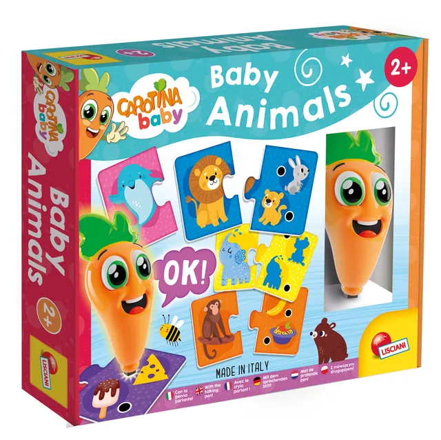 Lisciani Carotina Baby Penna Parlante Baby Animals animali quiz