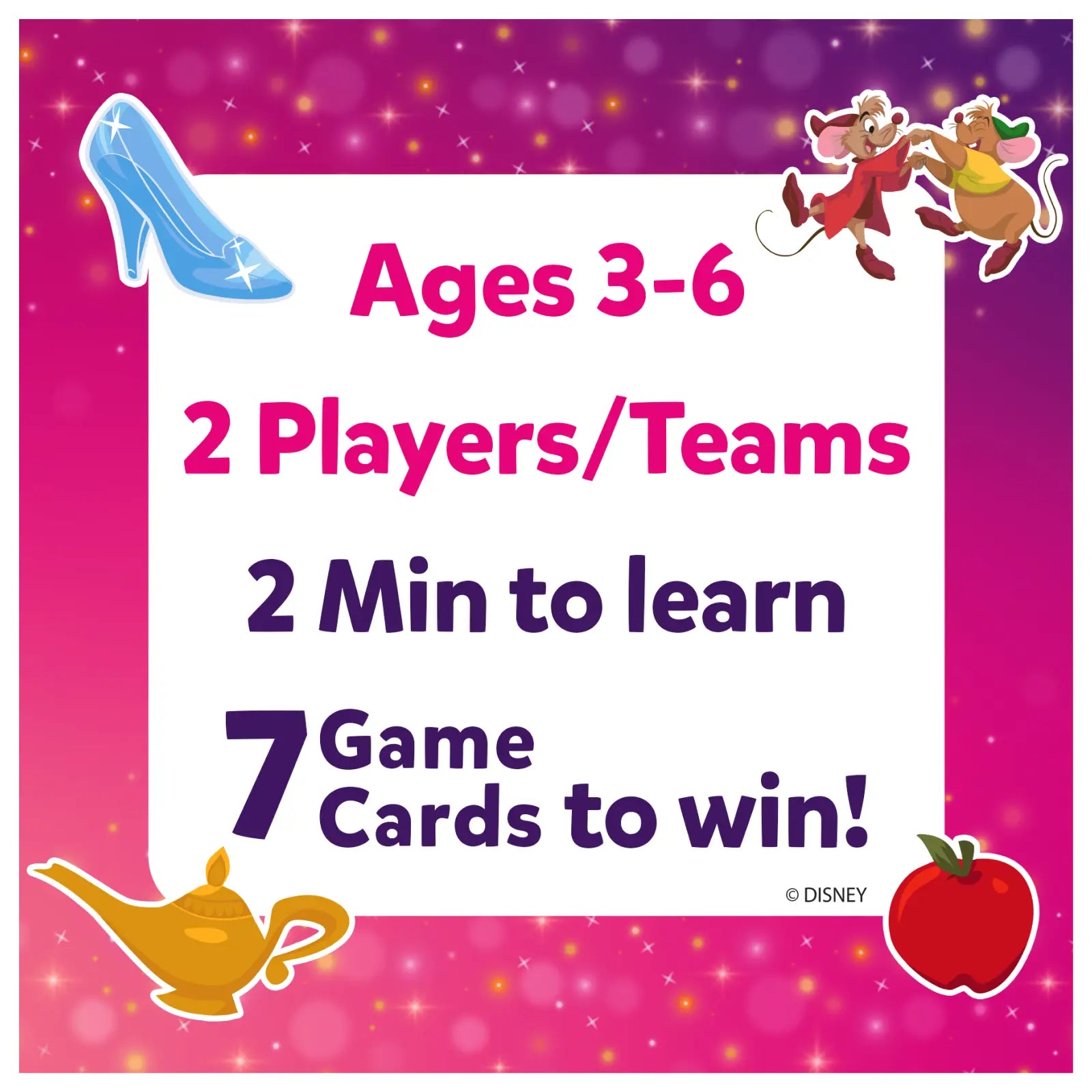 Skillmatics Guess in 10 Junior Disney Princess carte 3-6 anni