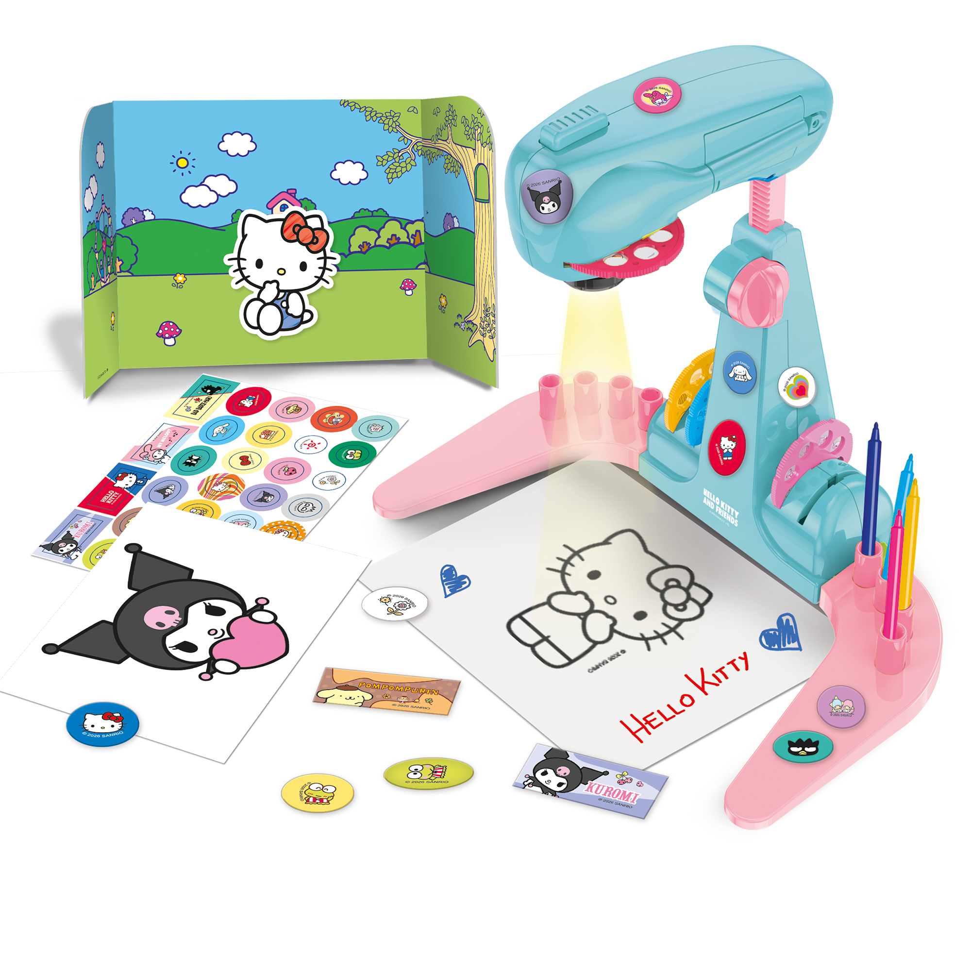 Lisciani Hello Kitty Friends Drawing School proiettore disegno