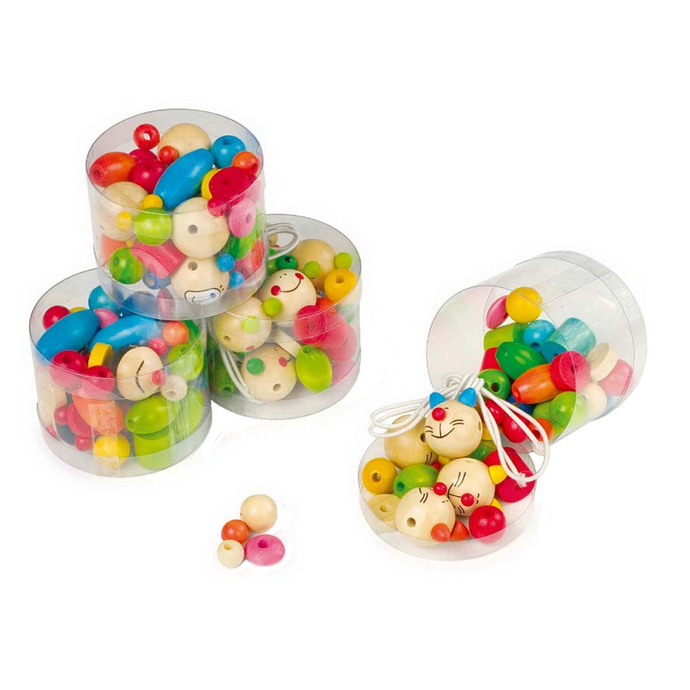 smallfoot 7696 perline da infilare legno set 4