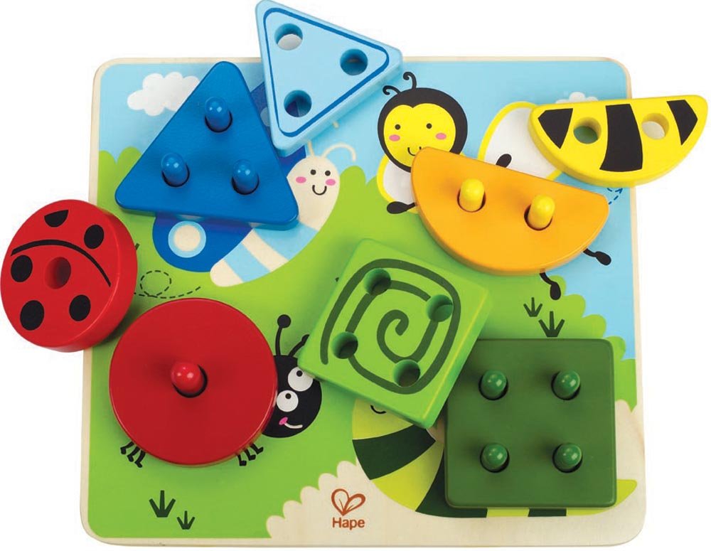 Hape E0425 forme impilabili legno animali