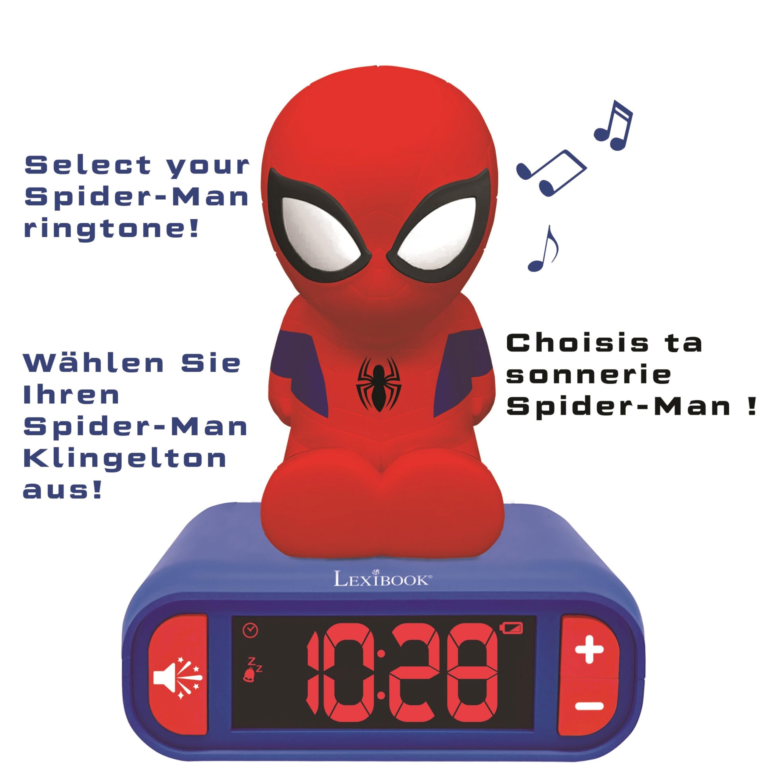 Lexibook RL800SPLXB sveglia Spider-Man blu