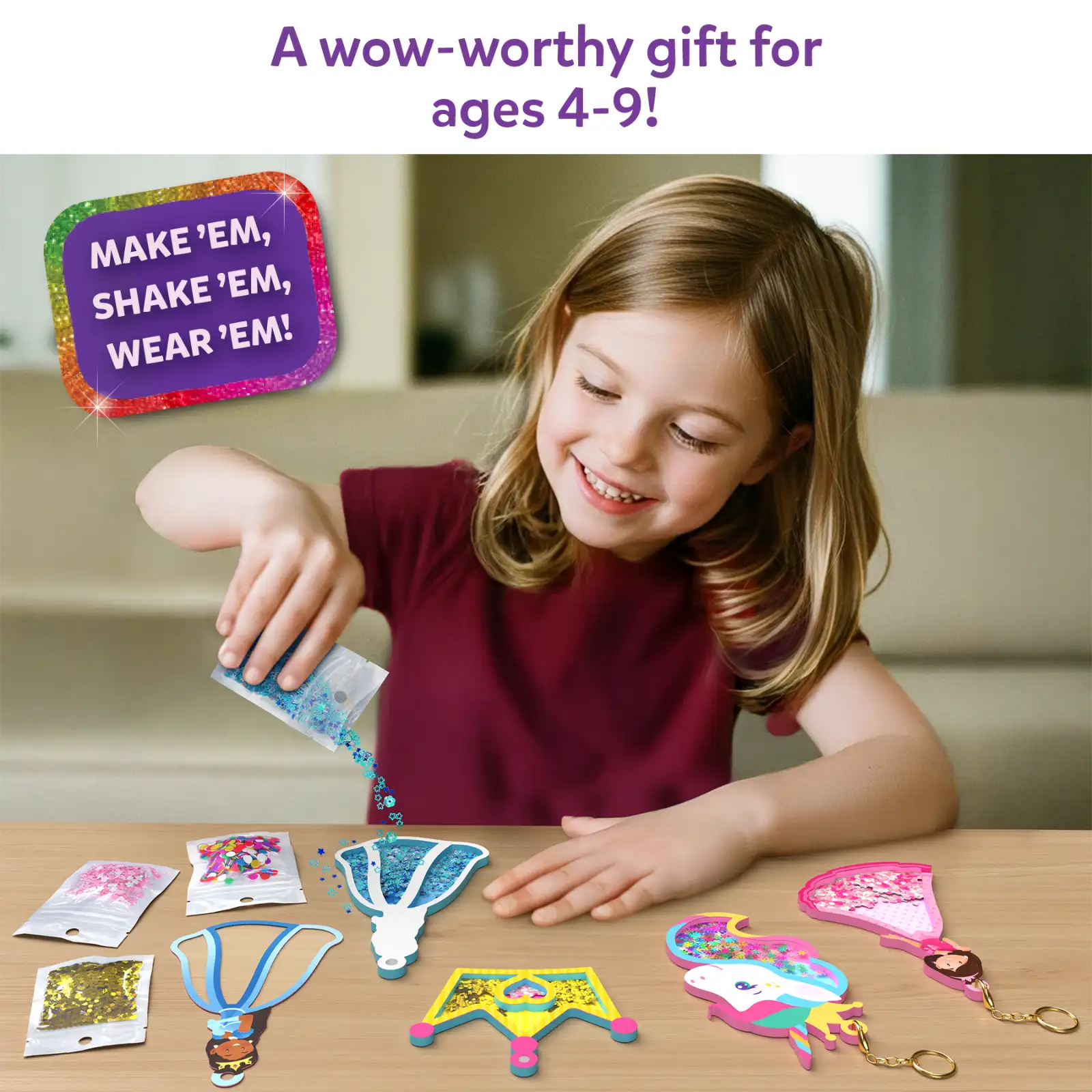 Skillmatics Shake-its Unicorns & Princesses kit unicorni 4-9 anni