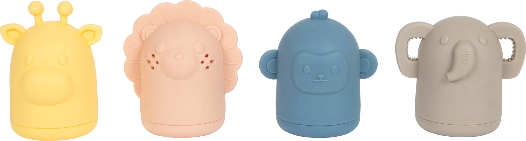smallfoot set bagnetto silicone animali 4 pezzi senza BPA