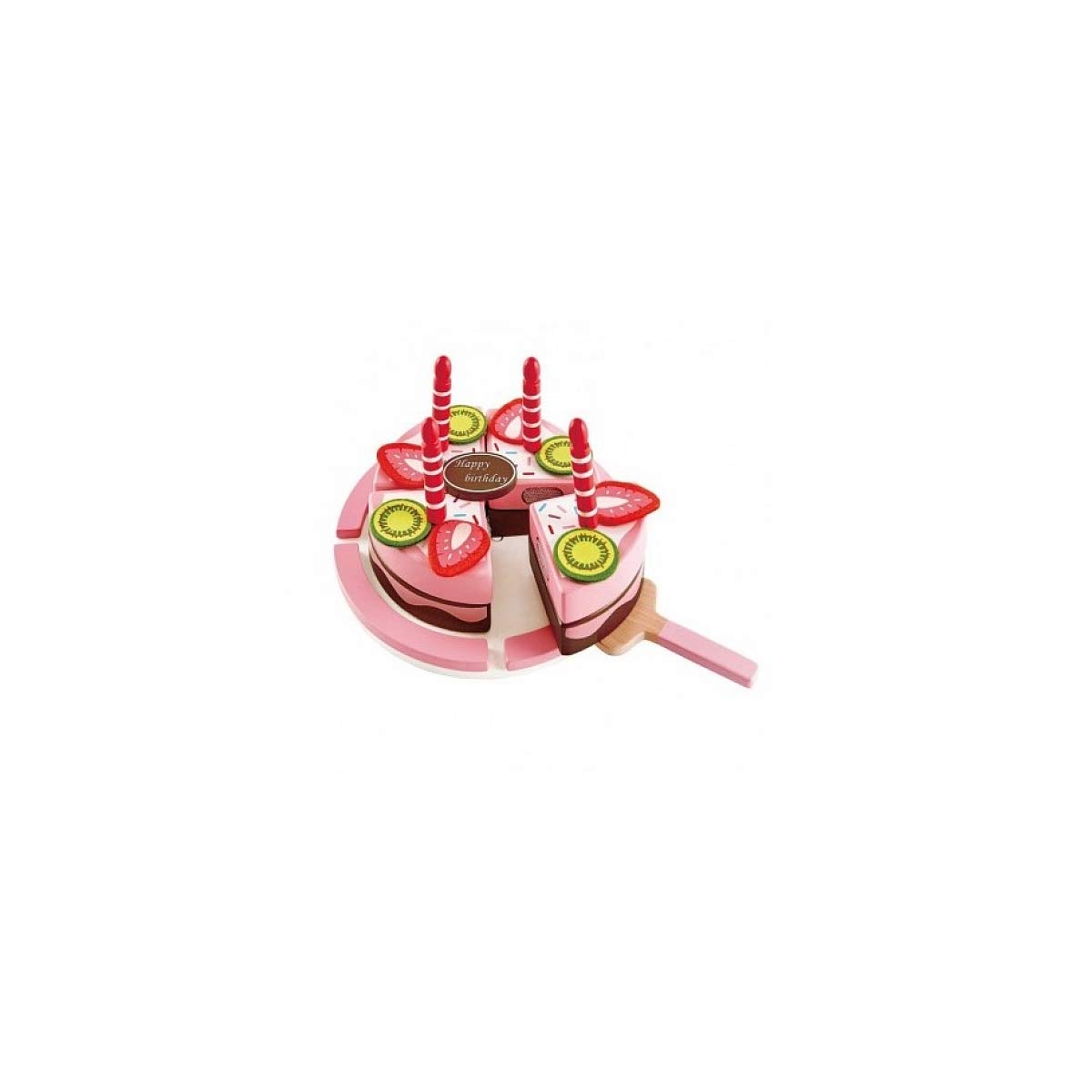 Hape E3140 torta compleanno in legno doppio gusto