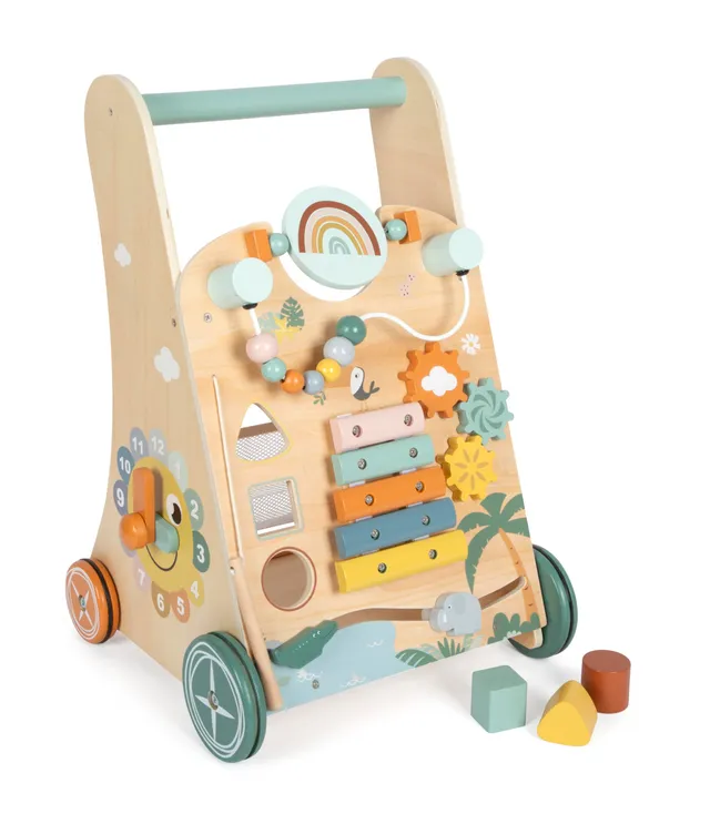smallfoot 12640 Safari carrello primi passi legno