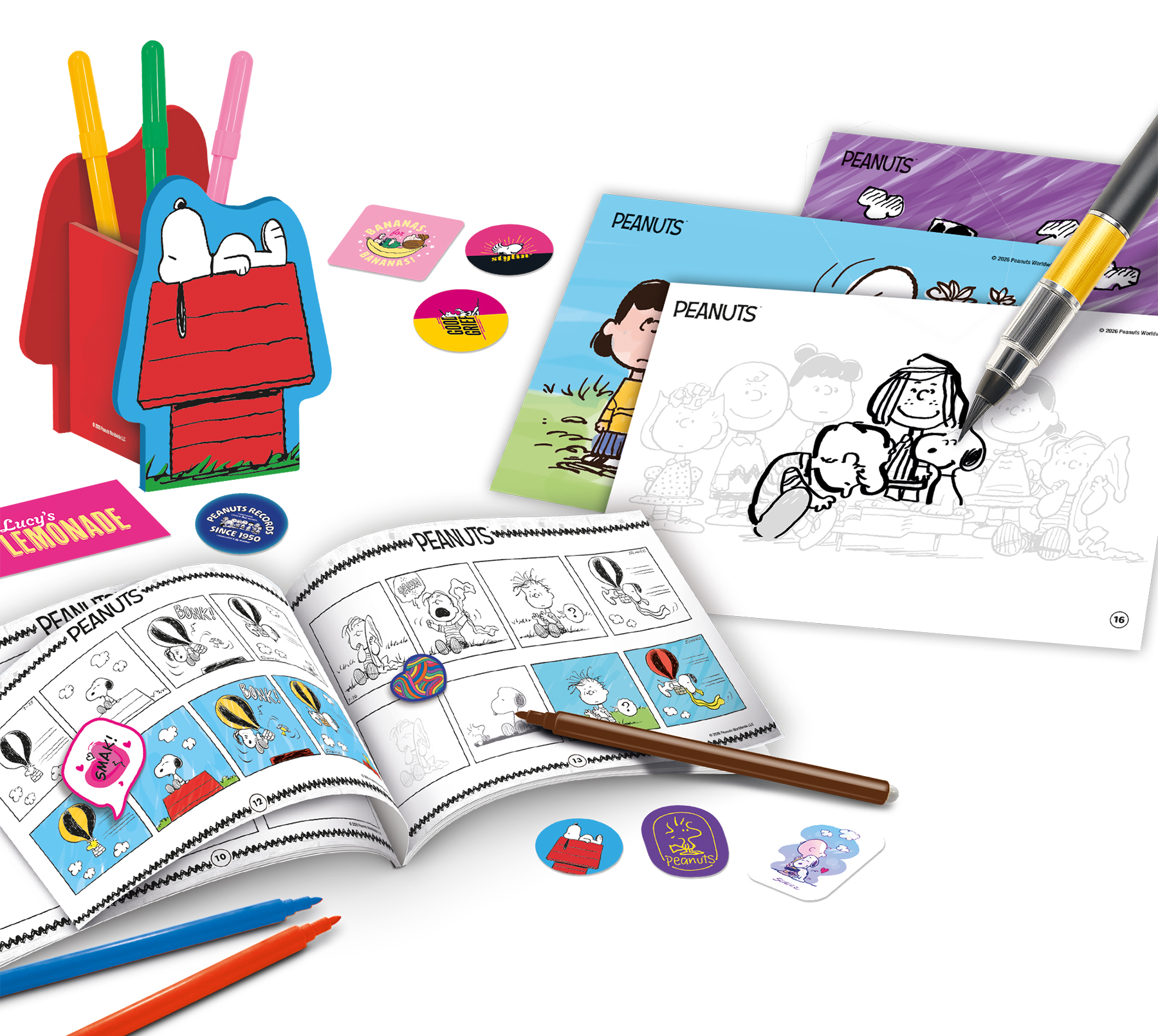 Lisciani Peanuts Comics School quaderno fumetto bambini