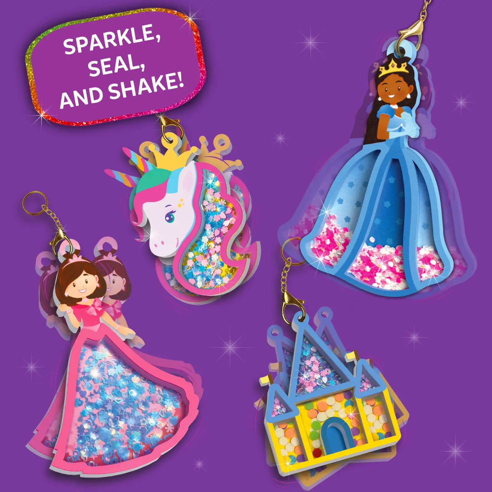Skillmatics Shake-its Unicorns & Princesses kit unicorni 4-9 anni