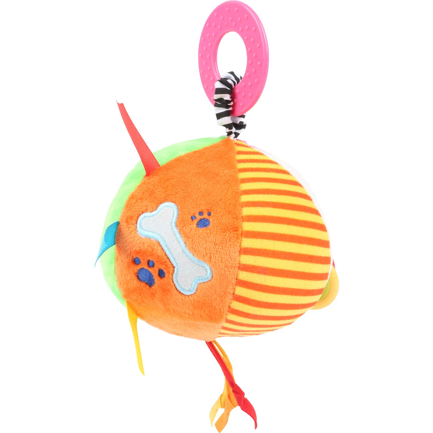 smallfoot 11425 palla sensoriale peluche sonaglio