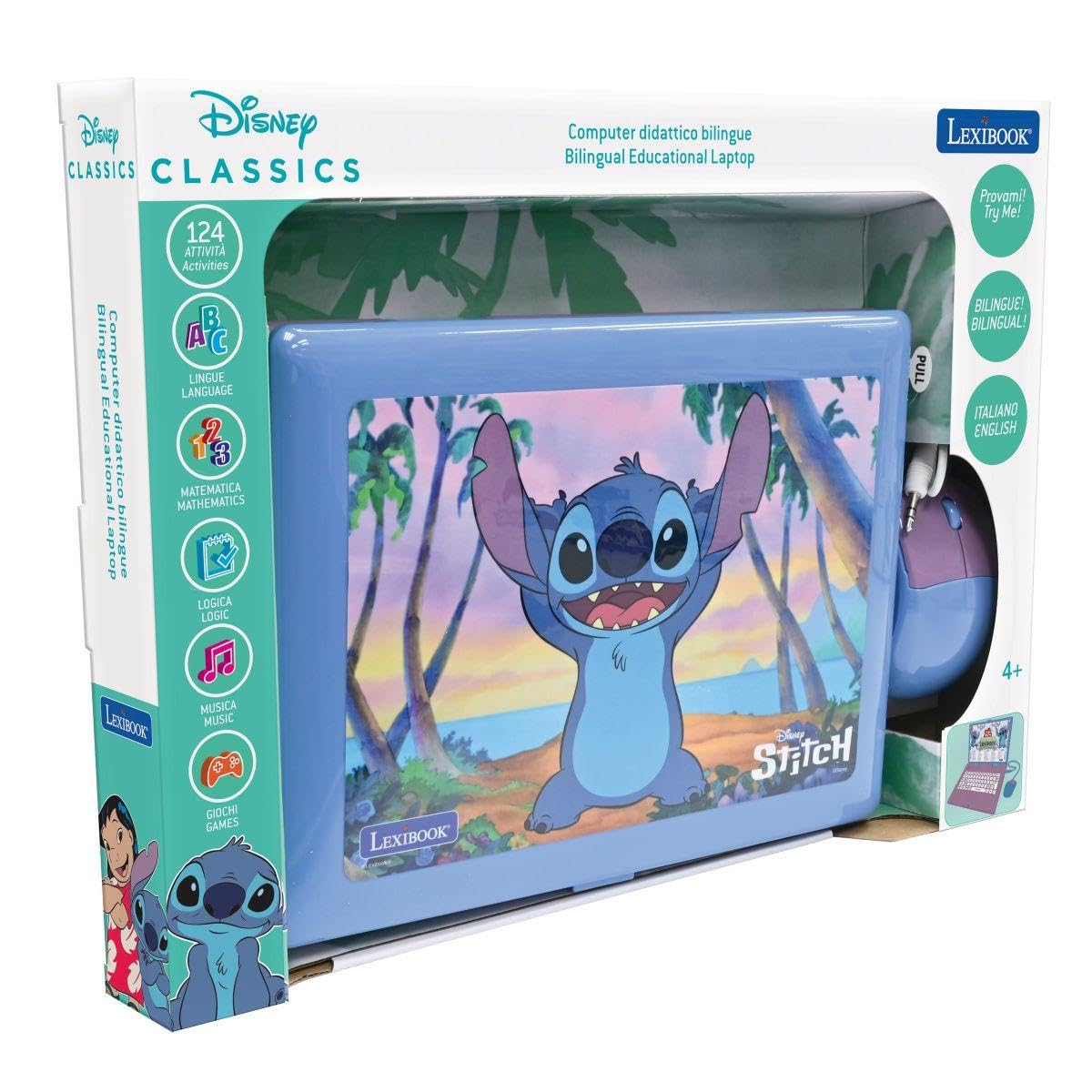 Lexibook Stitch JC598D computer bambini viola/blu bilingue