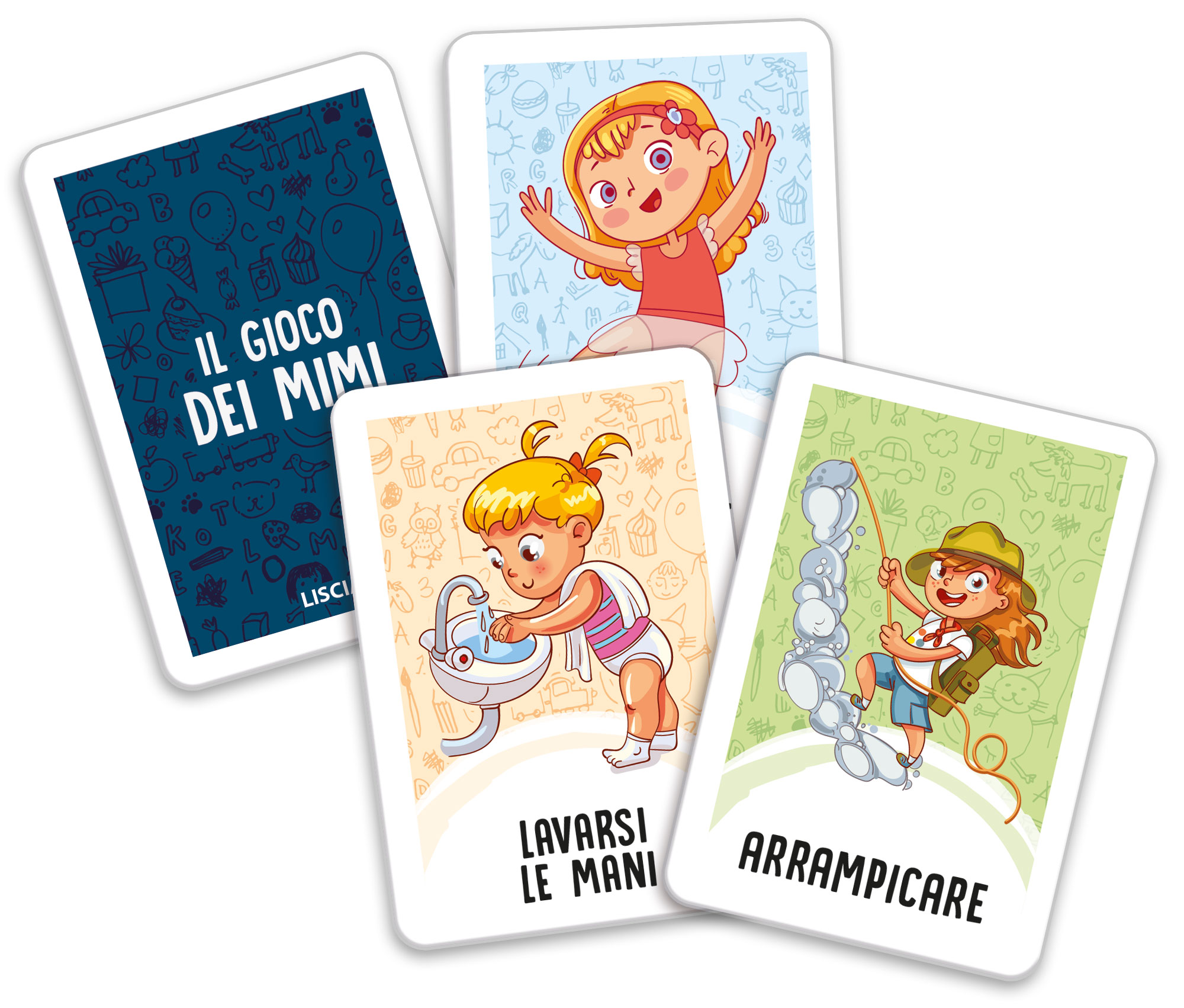 Lisciani Ludoteca Le Carte dei Bambini Gioco dei Mimi carte mimo