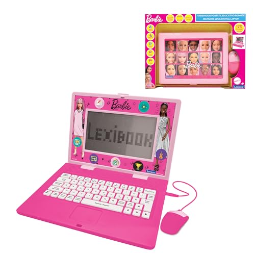 Lexibook Barbie JC599BBi2 laptop giocattolo rosa bilingue