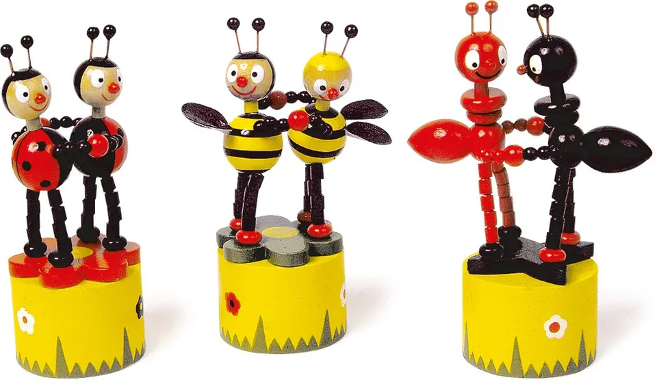 Small Foot 7226 insetti giocattolo set 3 pezzi con movimento